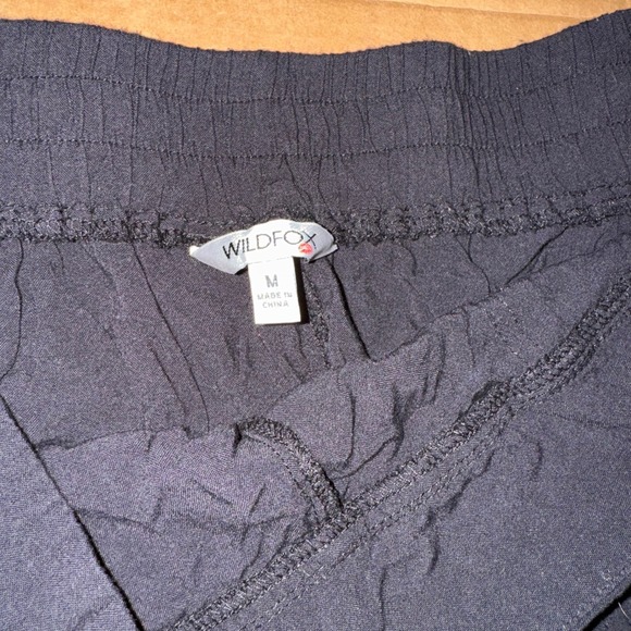 Wildfox Black Shorts Casual Comfy Lounge Elastic Waist Womens - Picture 3 of 4